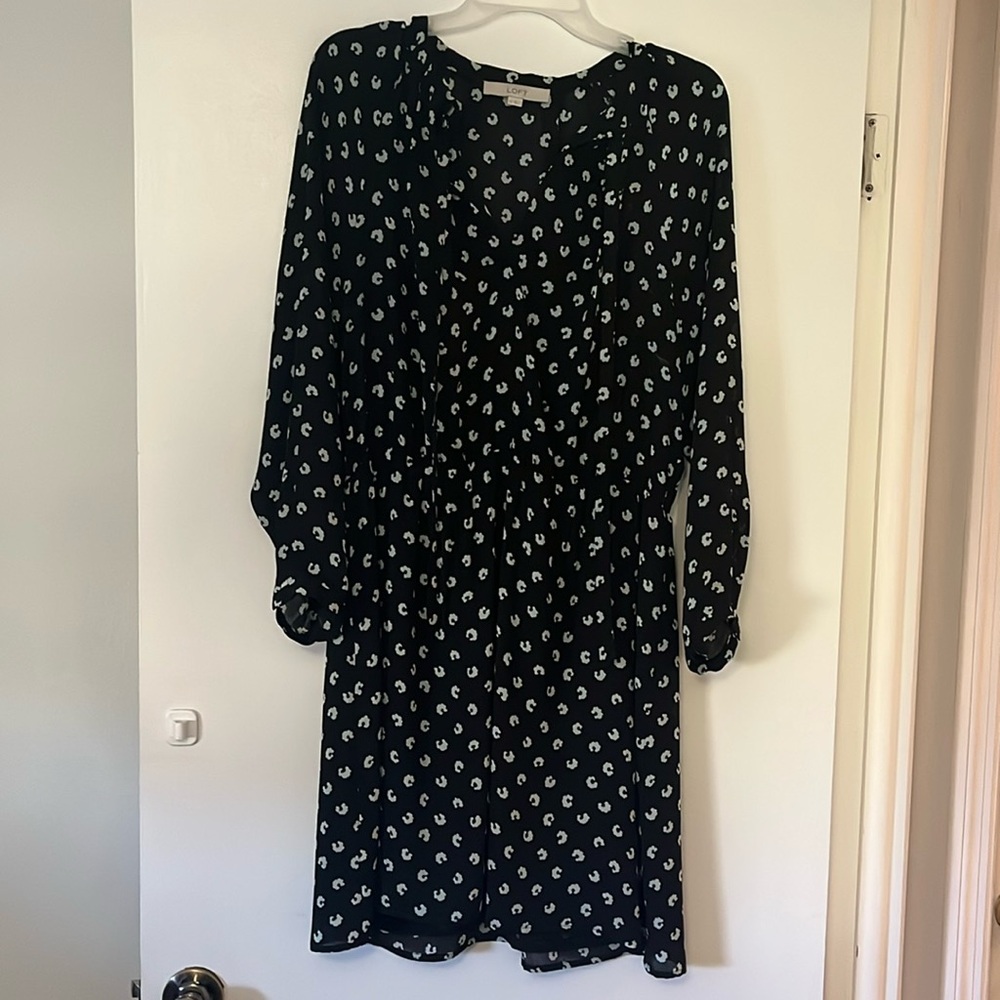 Loft flower print dress